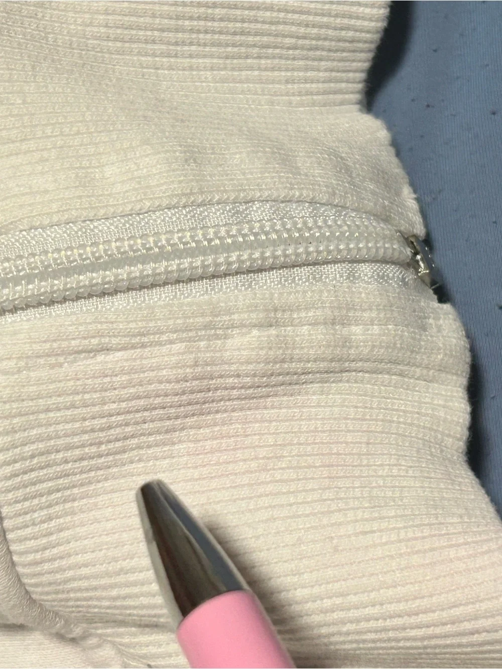 Michael Kors Kids White Full-Zip Hoodie with Logo